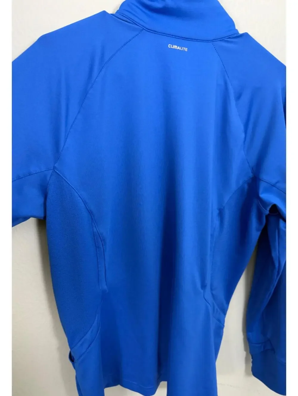 Adidas ClimaLite Full‎ Zip Track Jacket Blue Mens XL Athletic